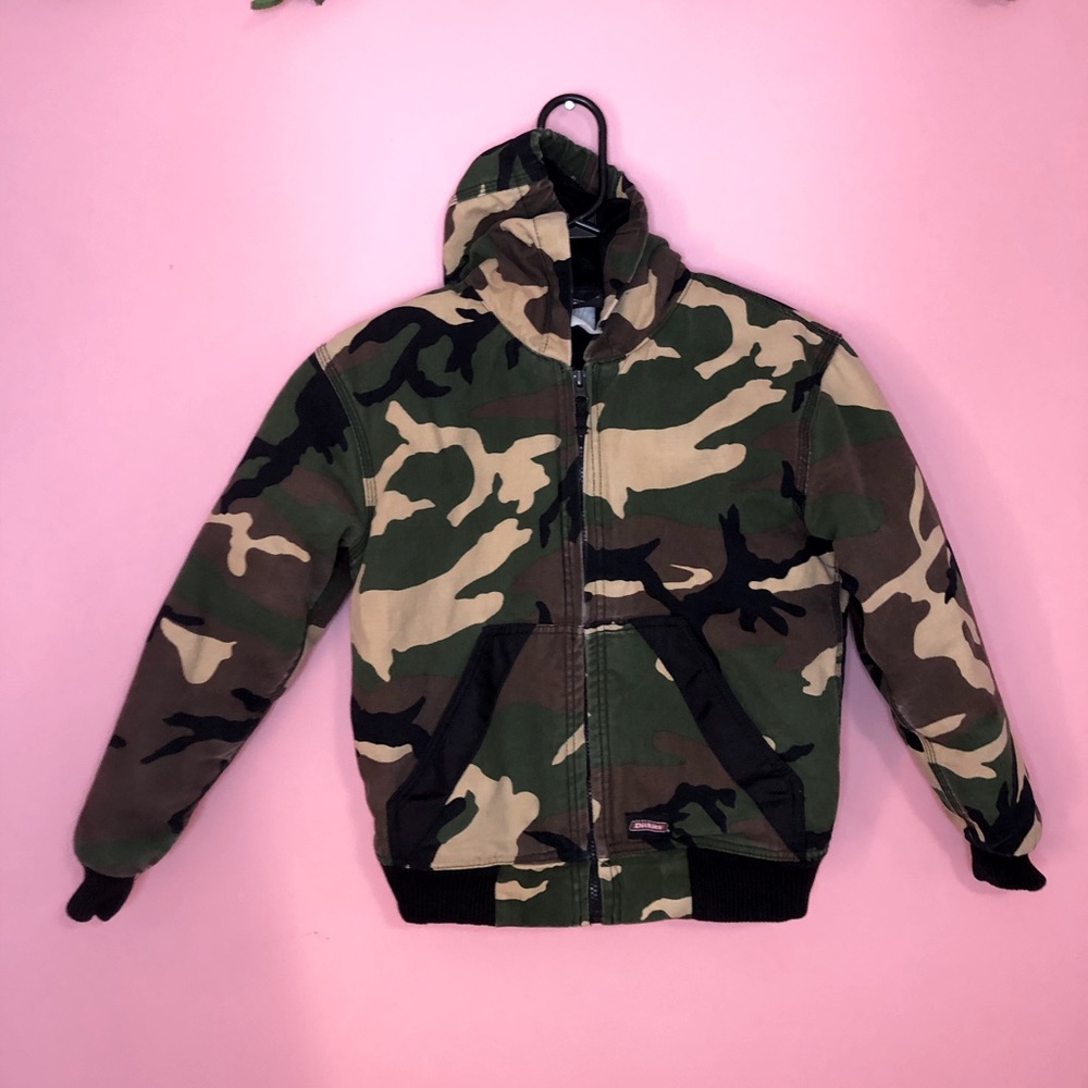 Kids DICKIES camouflage coat